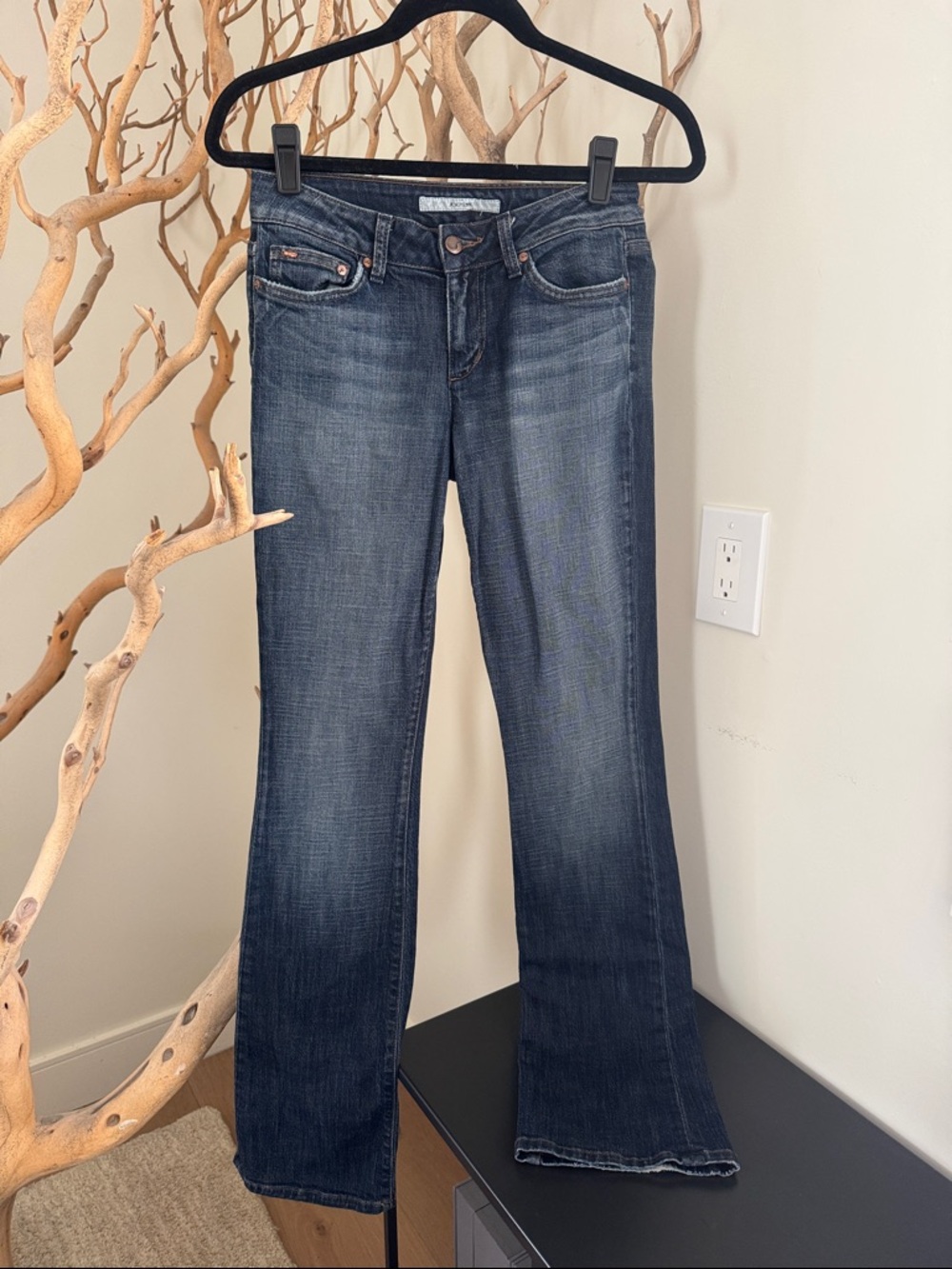 Joe's Jeans Dark Indigo Flare Wide-Leg Jeans